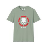 Division2 T-Shirt Dark – White Rogue Skull with Red Target