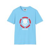 Division2 T-Shirt Dark – White Rogue Skull with Red Target