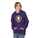 Division2 Hoodie Dark – White Rogue Skull with Yellow Target