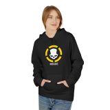 Division2 Hoodie Dark – White Rogue Skull with Yellow Target