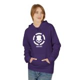 Division2 Hoodie Dark – White Rogue Skull with White Target