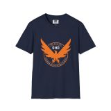 Division2 T-Shirt Dark – SHD Emblem Orange and White