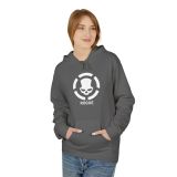 Division2 Hoodie Dark – White Rogue Skull with White Target