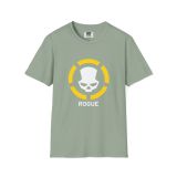 Division2 T-Shirt Dark – White Rogue Skull with Yellow Target
