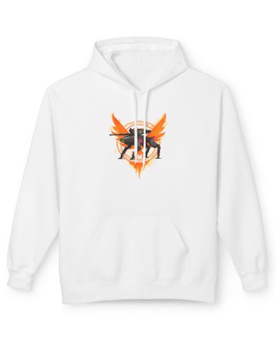 Division2 Hoodie Lite – Black Tusk Warhound over Water Color SHD Emblem