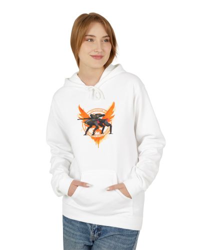 Division2 Hoodie Lite – Black Tusk Warhound over Water Color SHD Emblem