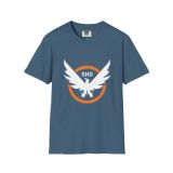 Division2 T-Shirt Dark – SHD Emblem White and Orange