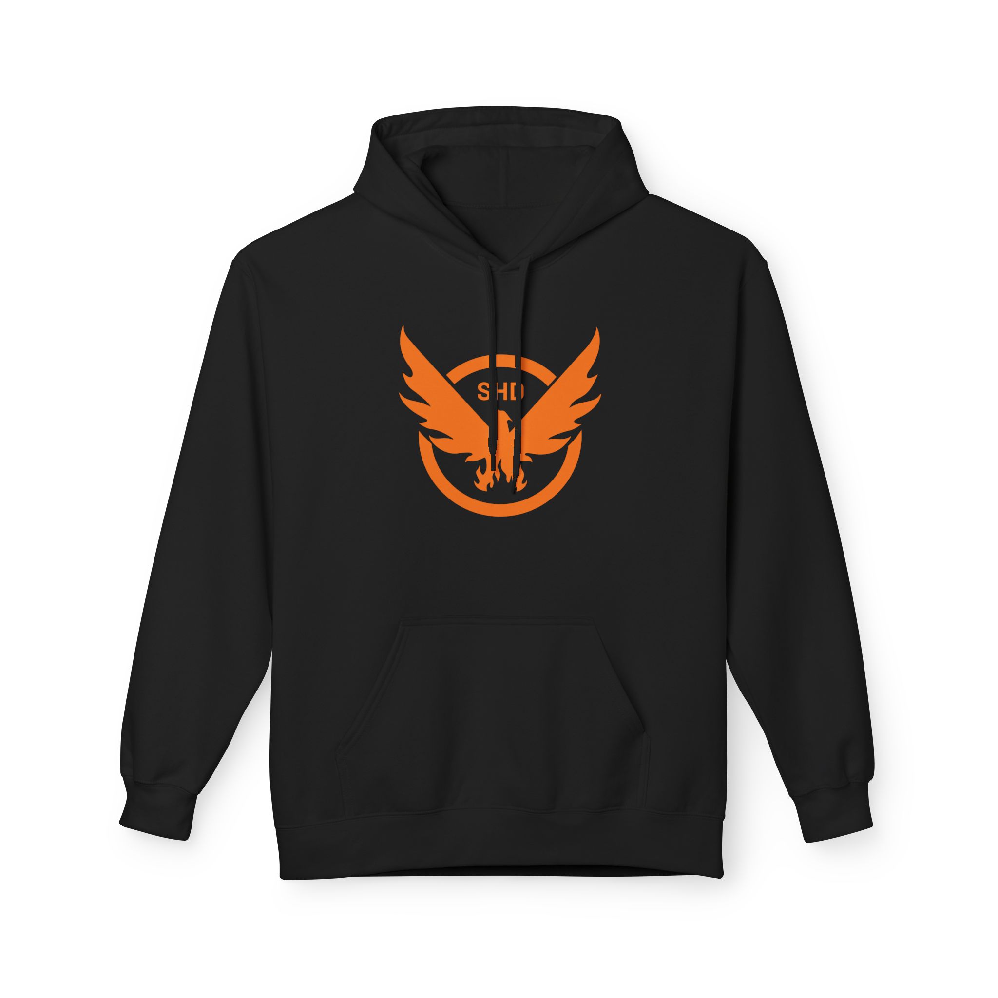 Division2 Hoodie Dark – SHD Emblem Orange