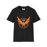 Division2 T-Shirt Dark – SHD Emblem Orange and White