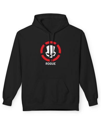 Division2 Hoodie Dark – White Rogue Skull with Red Target