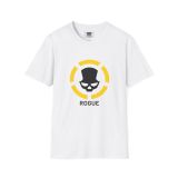 Division2 T-Shirt Lite – Black Rogue Skull with Yellow Target