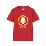 Division2 T-Shirt Dark – White Rogue Skull with Yellow Target