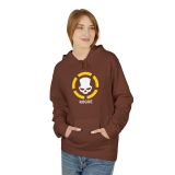 Division2 Hoodie Dark – White Rogue Skull with Yellow Target