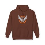 Division2 Hoodie Dark – SHD Emblem Orange Grey