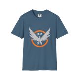 Division2 T-Shirt Dark – SHD Emblem Orange and Grey