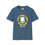 Division2 T-Shirt Dark – White Rogue Skull with Yellow Target