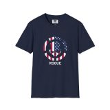 Division2 T-Shirt Dark – US Flag Rogue Skull with US Flag Target
