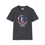Division2 T-Shirt Dark – US Flag Rogue Skull with US Flag Target