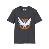 Division2 T-Shirt Dark – SHD Emblem White and Orange