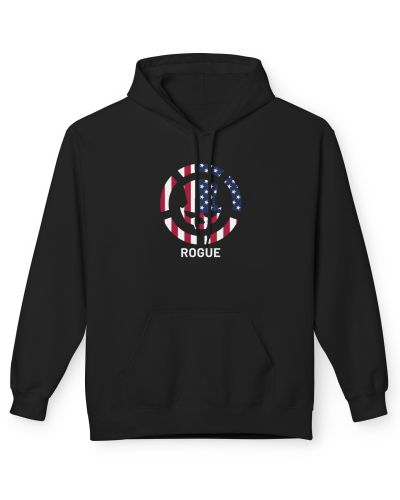 Division2 Hoodie Dark – US Flag Rogue Skull with US Flag Target