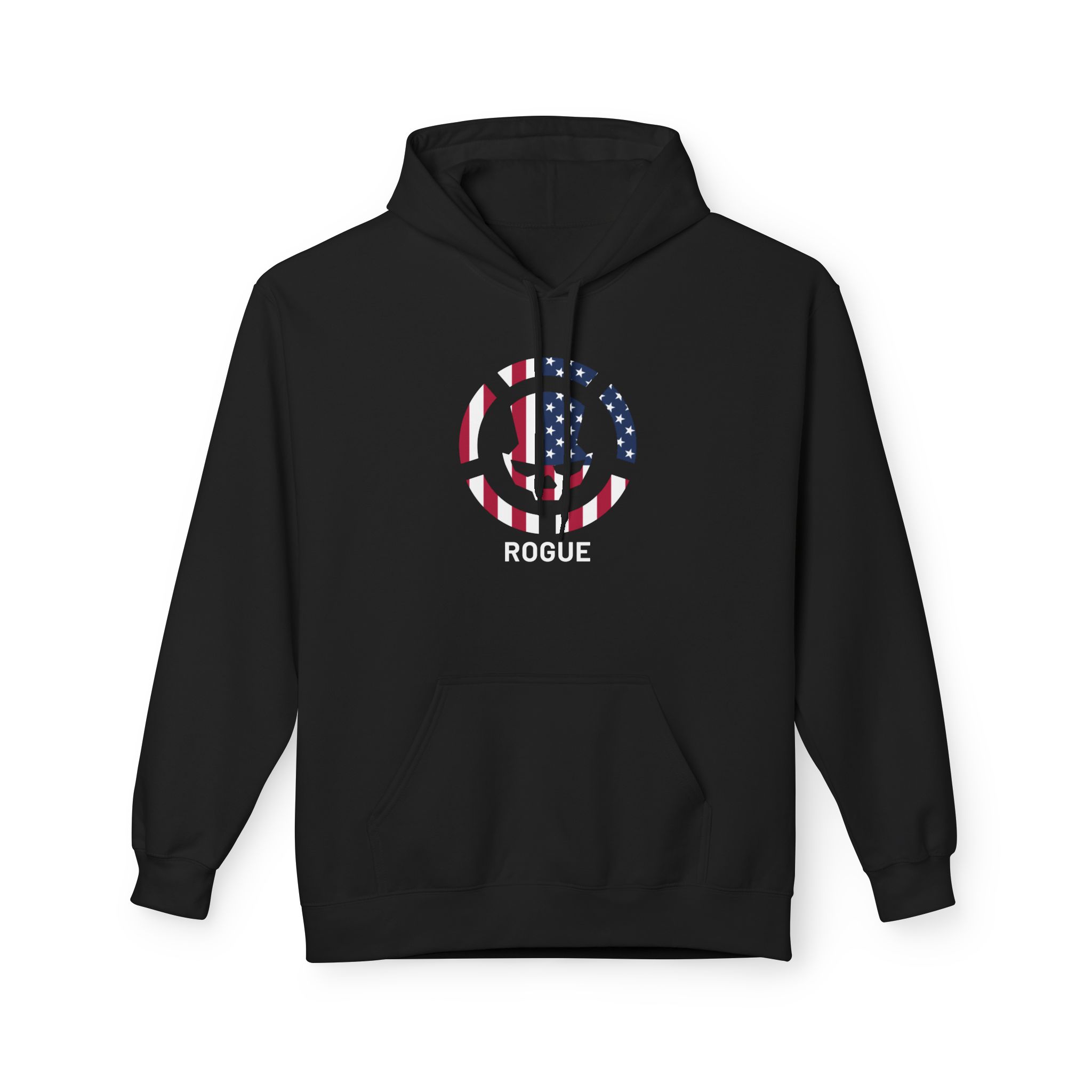 Division2 Hoodie Dark – US Flag Rogue Skull with US Flag Target