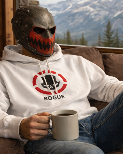 Division2 Hoodie Lite – Black Rogue Skull with Red Target