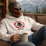 Division2 Hoodie Lite – Black Rogue Skull with Red Target