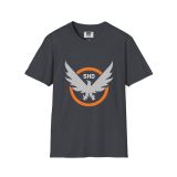 Division2 T-Shirt Dark – SHD Emblem Orange and Grey