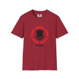 Division2 T-Shirt Lite – Black Rogue Skull with Red Target