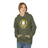 Division2 Hoodie Dark – White Rogue Skull with Yellow Target