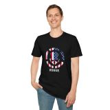 Division2 T-Shirt Dark – US Flag Rogue Skull with US Flag Target
