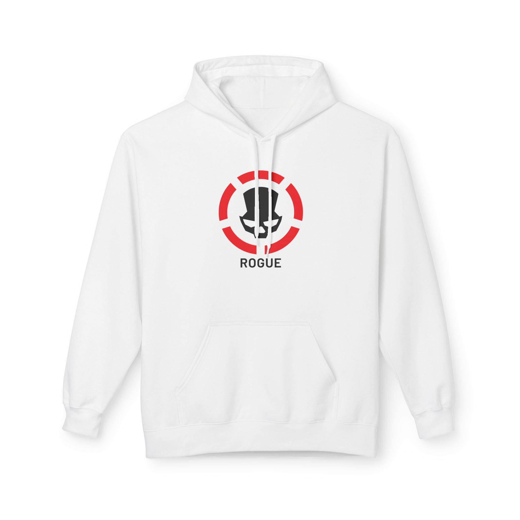 Division2 Hoodie Lite – Black Rogue Skull with Red Target