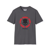 Division2 T-Shirt Lite – Black Rogue Skull with Red Target