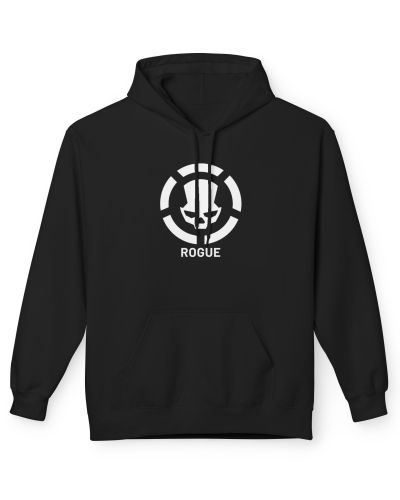 Division2 Hoodie Dark – White Rogue Skull with White Target