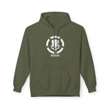 Division2 Hoodie Dark – White Rogue Skull with White Target