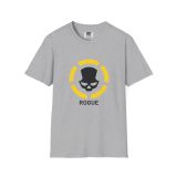 Division2 T-Shirt Lite – Black Rogue Skull with Yellow Target