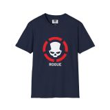 Division2 T-Shirt Dark – White Rogue Skull with Red Target