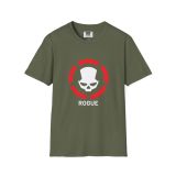Division2 T-Shirt Dark – White Rogue Skull with Red Target