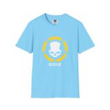 Division2 T-Shirt Dark – White Rogue Skull with Yellow Target