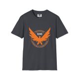 Division2 T-Shirt Dark – SHD Emblem Orange and White