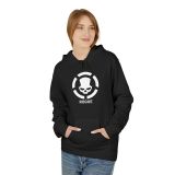 Division2 Hoodie Dark – White Rogue Skull with White Target
