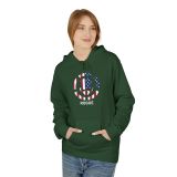 Division2 Hoodie Dark – US Flag Rogue Skull with US Flag Target