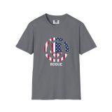 Division2 T-Shirt Dark – US Flag Rogue Skull with US Flag Target