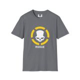 Division2 T-Shirt Dark – White Rogue Skull with Yellow Target
