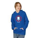 Division2 Hoodie Dark – White Rogue Skull with Red Target