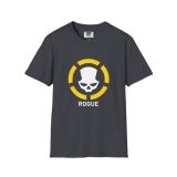 Division2 T-Shirt Dark – White Rogue Skull with Yellow Target