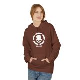 Division2 Hoodie Dark – White Rogue Skull with White Target