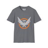 Division2 T-Shirt Dark – SHD Emblem Orange and Grey