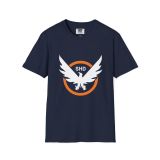 Division2 T-Shirt Dark – SHD Emblem White and Orange