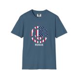 Division2 T-Shirt Dark – US Flag Rogue Skull with US Flag Target